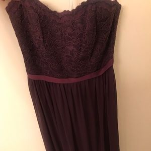 Plum David’s Bridal Dress
